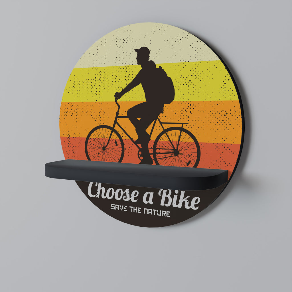 CHOOSE A BIKE Decorative Art Shelf