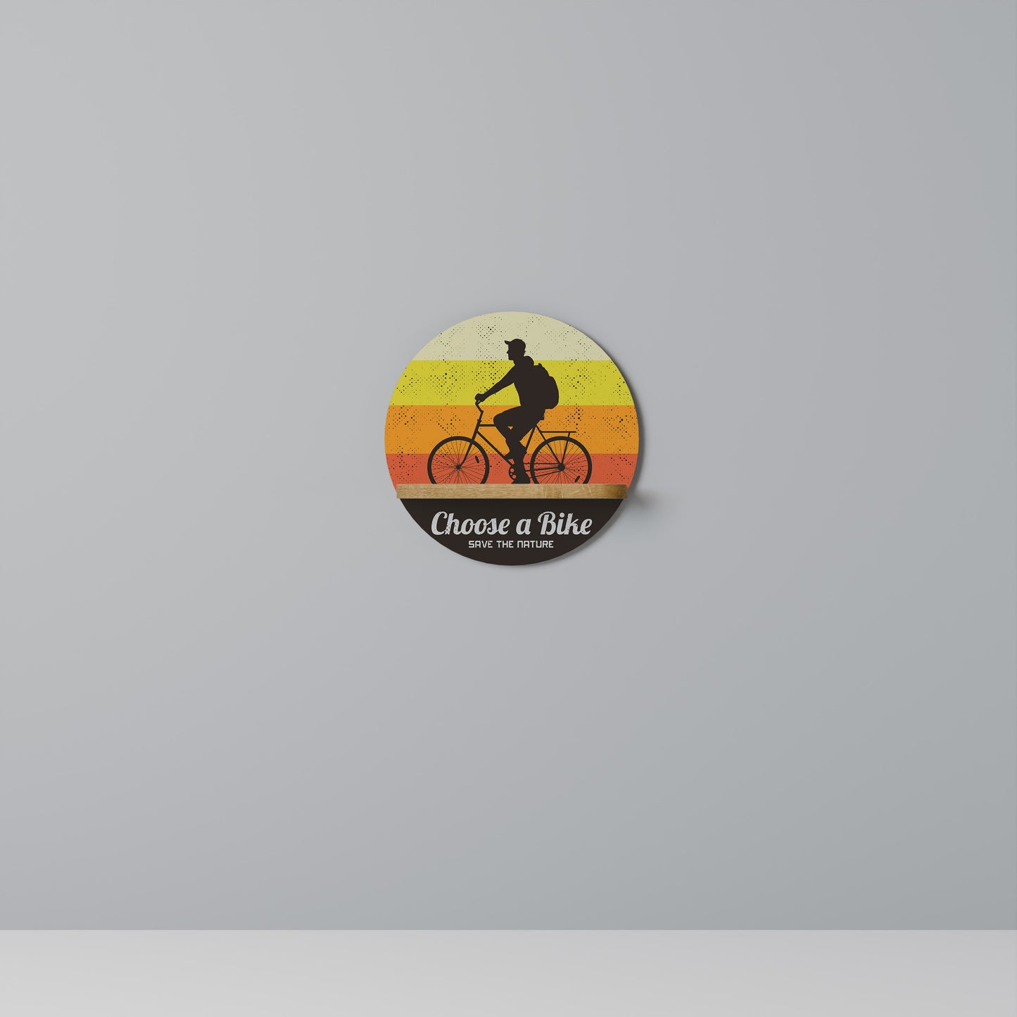 CHOOSE A BIKE Art Shelf