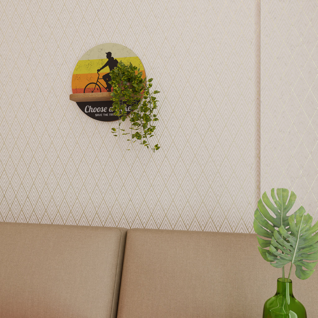 CHOOSE A BIKE Decorative Art Shelf