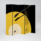 MUSIC - NO PAIN 5dílný paraván