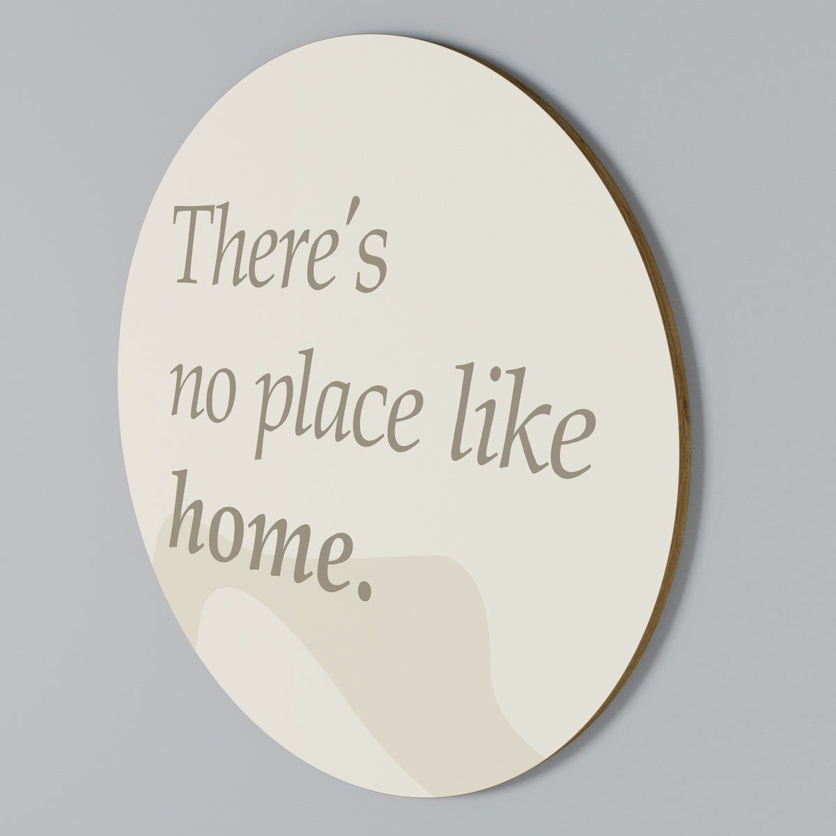 COMFORT ZONE Round Wall Art