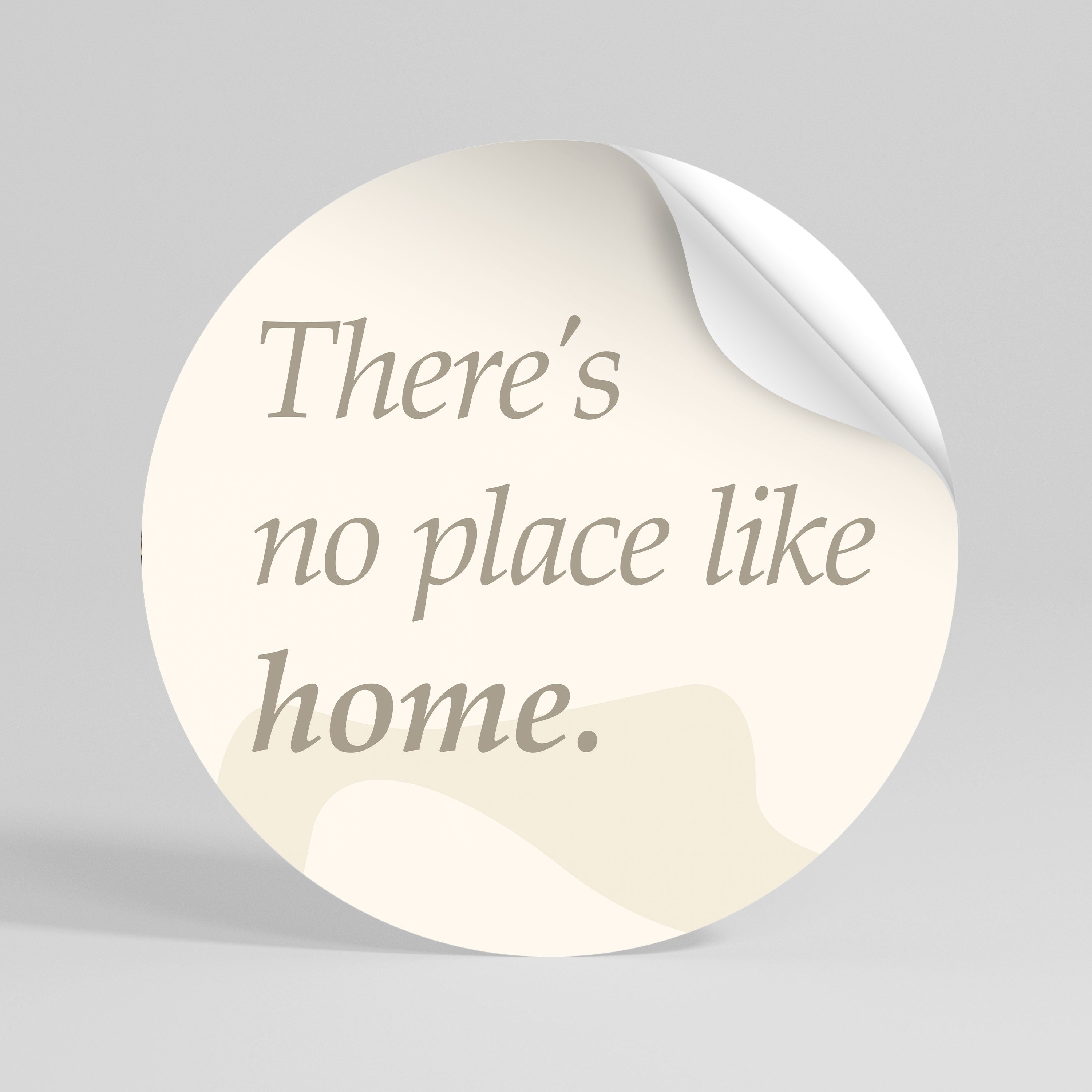 COMFORT ZONE Αυτοκόλλητη Αφίσα στρογγυλή