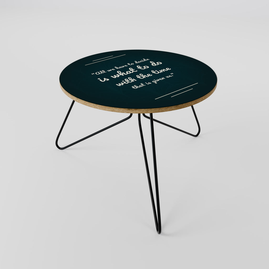 DECISIONS IN MOMENTS Coffee Table
