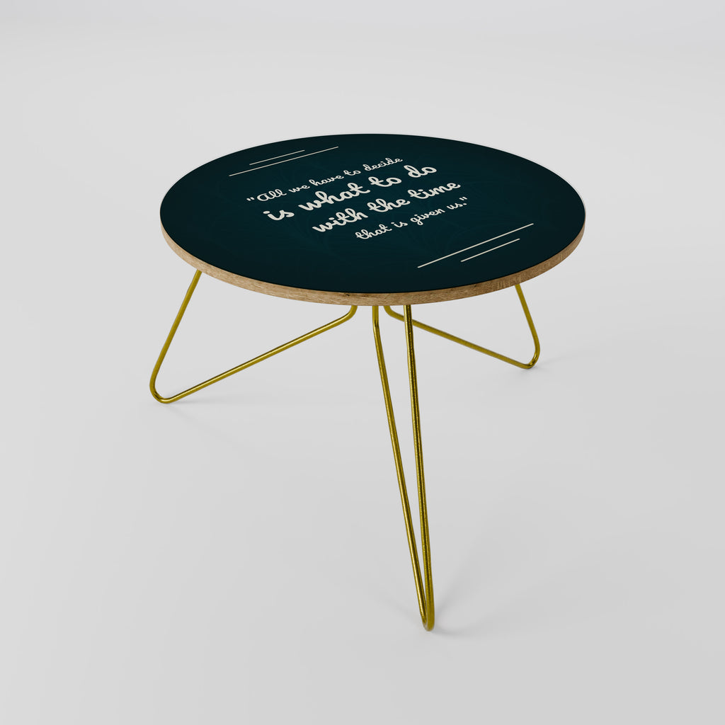 DECISIONS IN MOMENTS Coffee Table