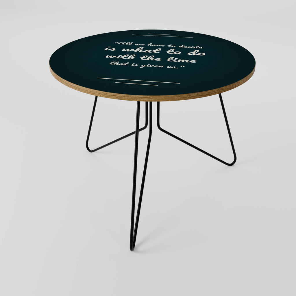 DECISIONS IN MOMENTS Coffee Table