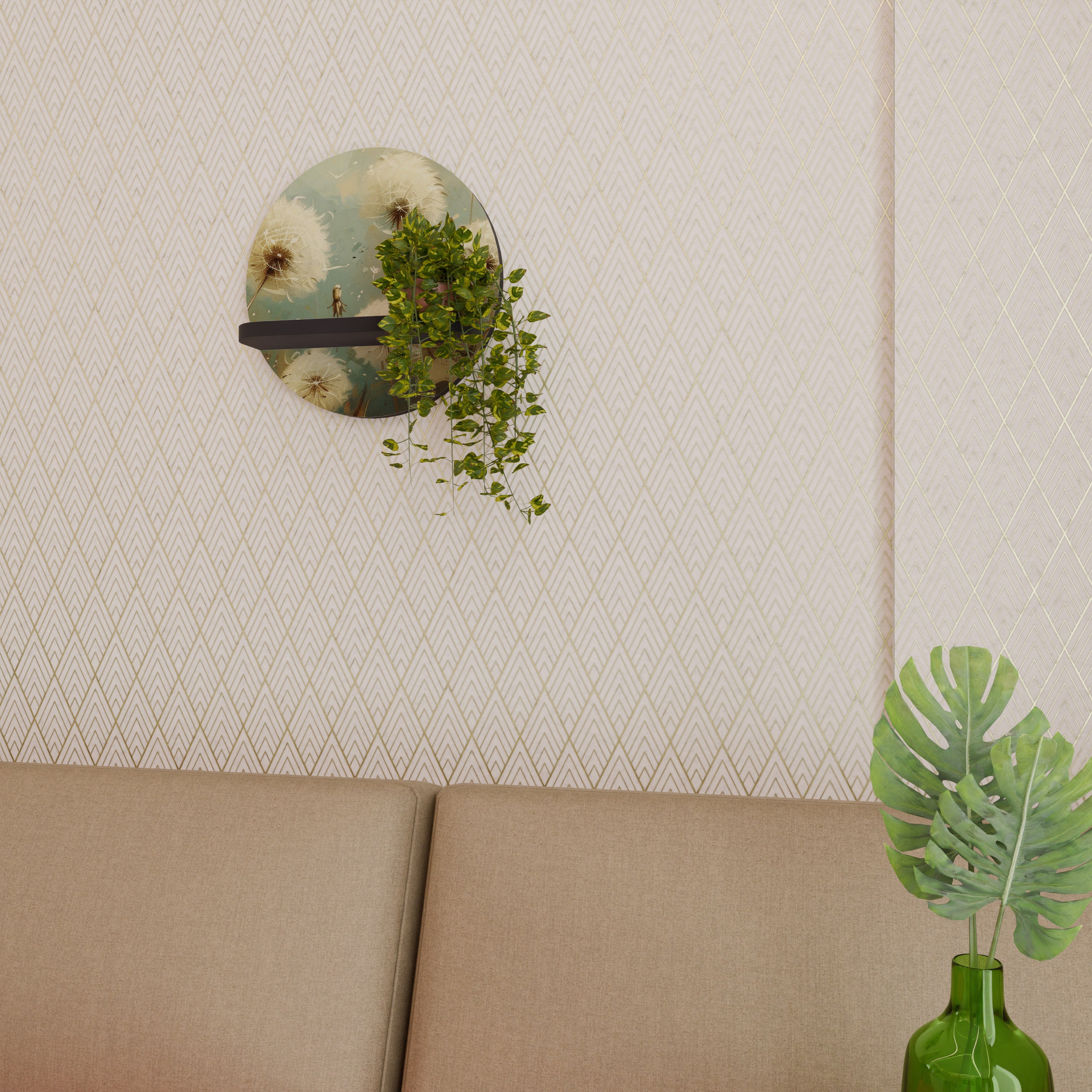 DREAMY MEADOW Decorative Art Shelf