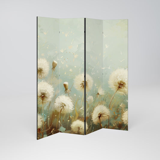 DREAMY MEADOW 4-Panel Room Divider