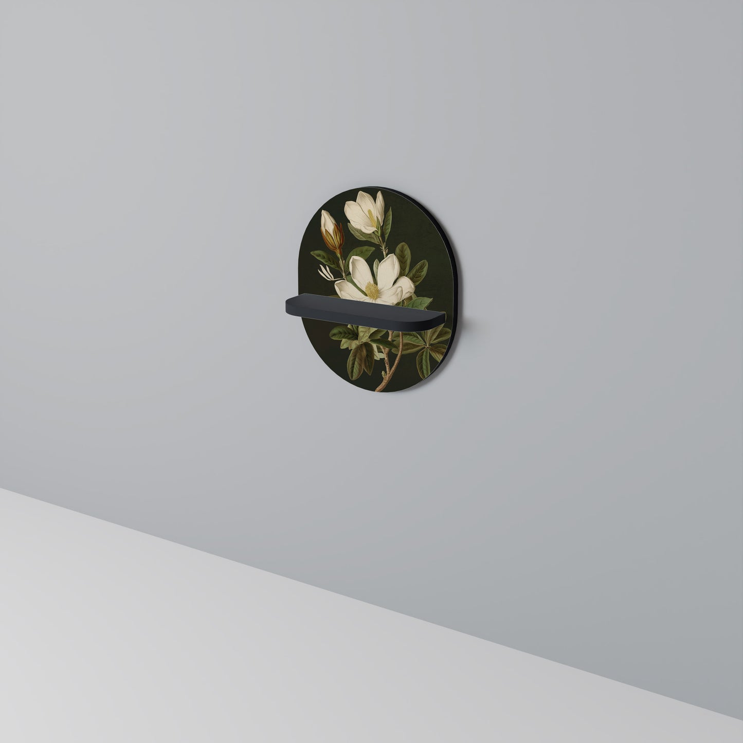 FLORAL NOIR Art Shelf