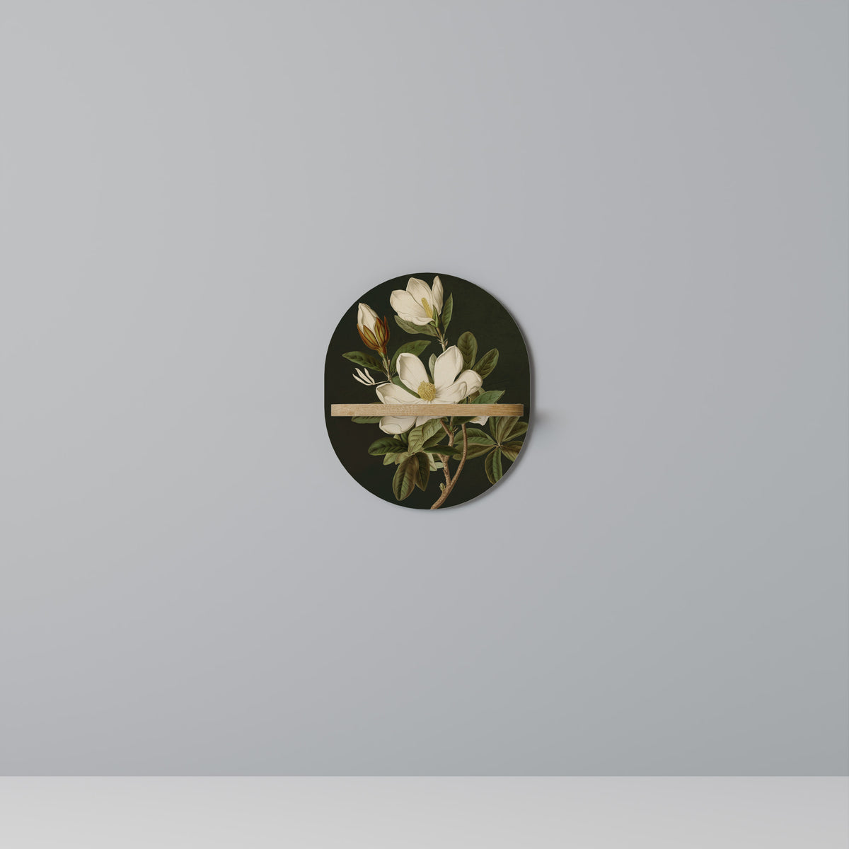 FLORAL NOIR Art Shelf