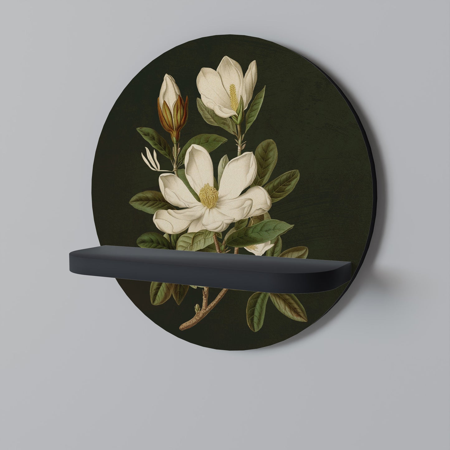 FLORAL NOIR Art Shelf