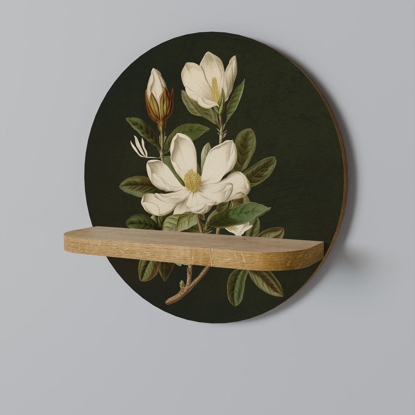FLORAL NOIR Art Shelf