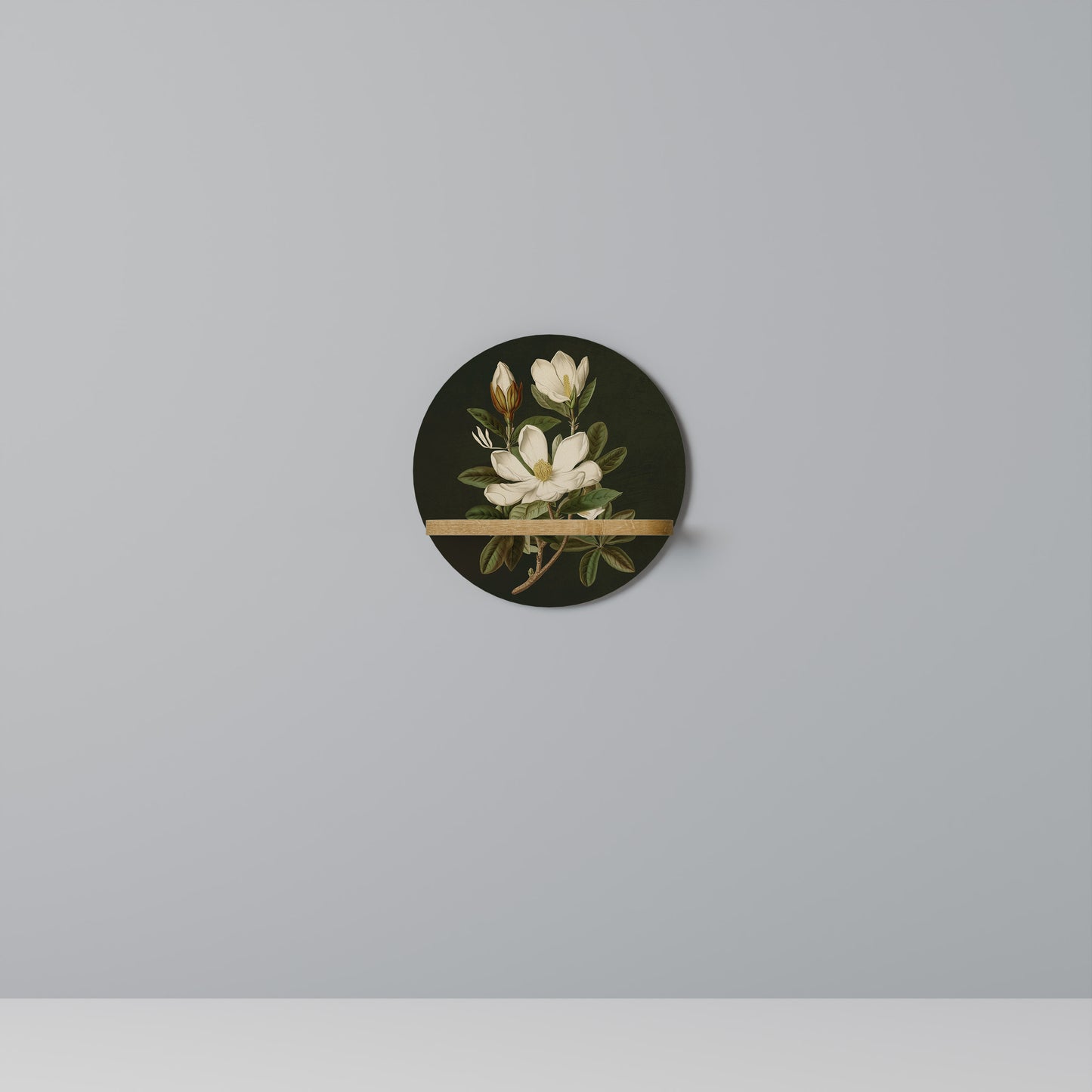 FLORAL NOIR Art Shelf