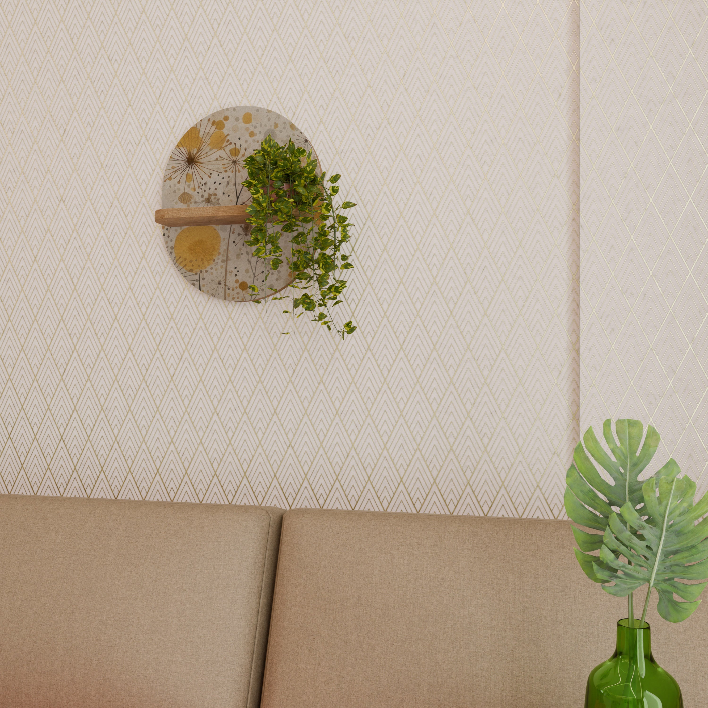 MORNING GLADE Decorative Art Shelf