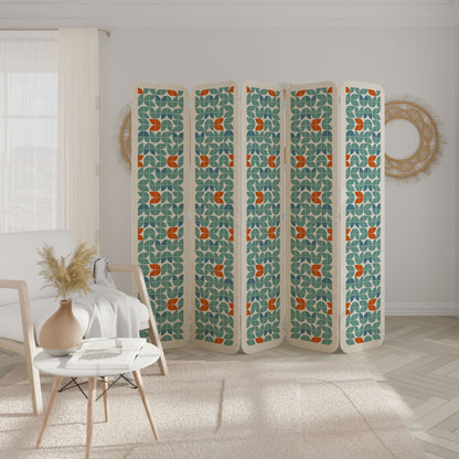 BE THE CHANGE 5-Panel Plywood Room Divider