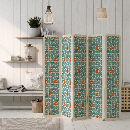 BE THE CHANGE 5-Panel Plywood Room Divider