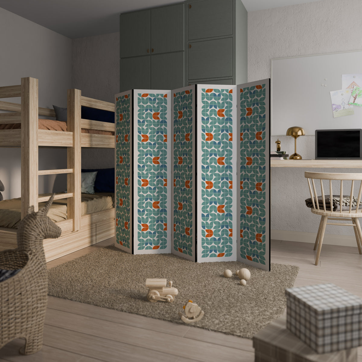 BE THE CHANGE 5-Panel Room Divider