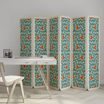 BE THE CHANGE 6-Panel Plywood Room Divider