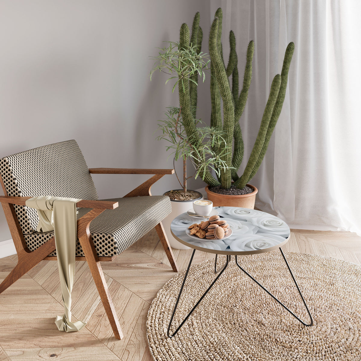 ELEGANCE IN WHITE Couchtisch
