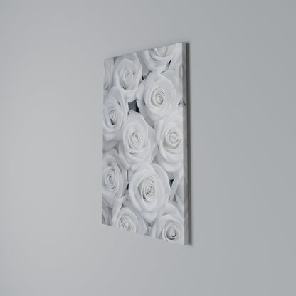 ELEGANCE IN WHITE Quadro em tela vertical