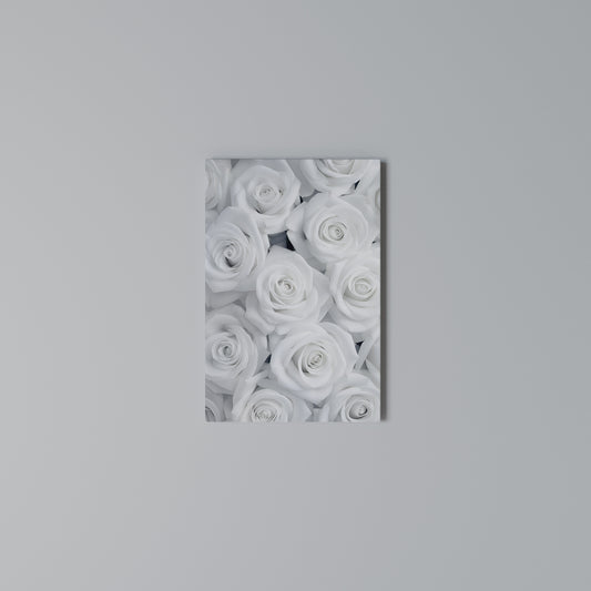 ELEGANCE IN WHITE Vertical Canvas Print