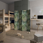 SUCCULENT CLUSTER 4-Panel Room Divider