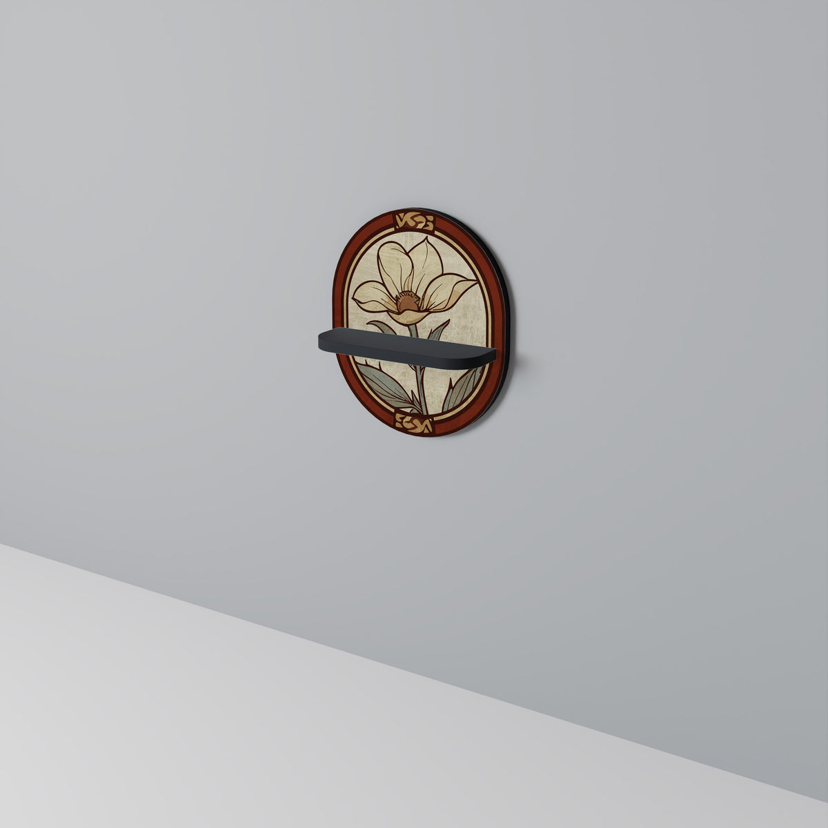 TIMELESS FLORA Dekoratives Wandregal