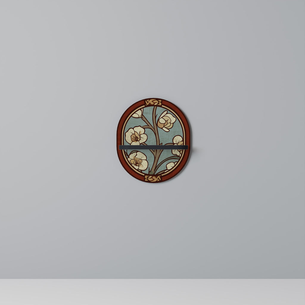 ORNATE PETALS Decorative Art Shelf
