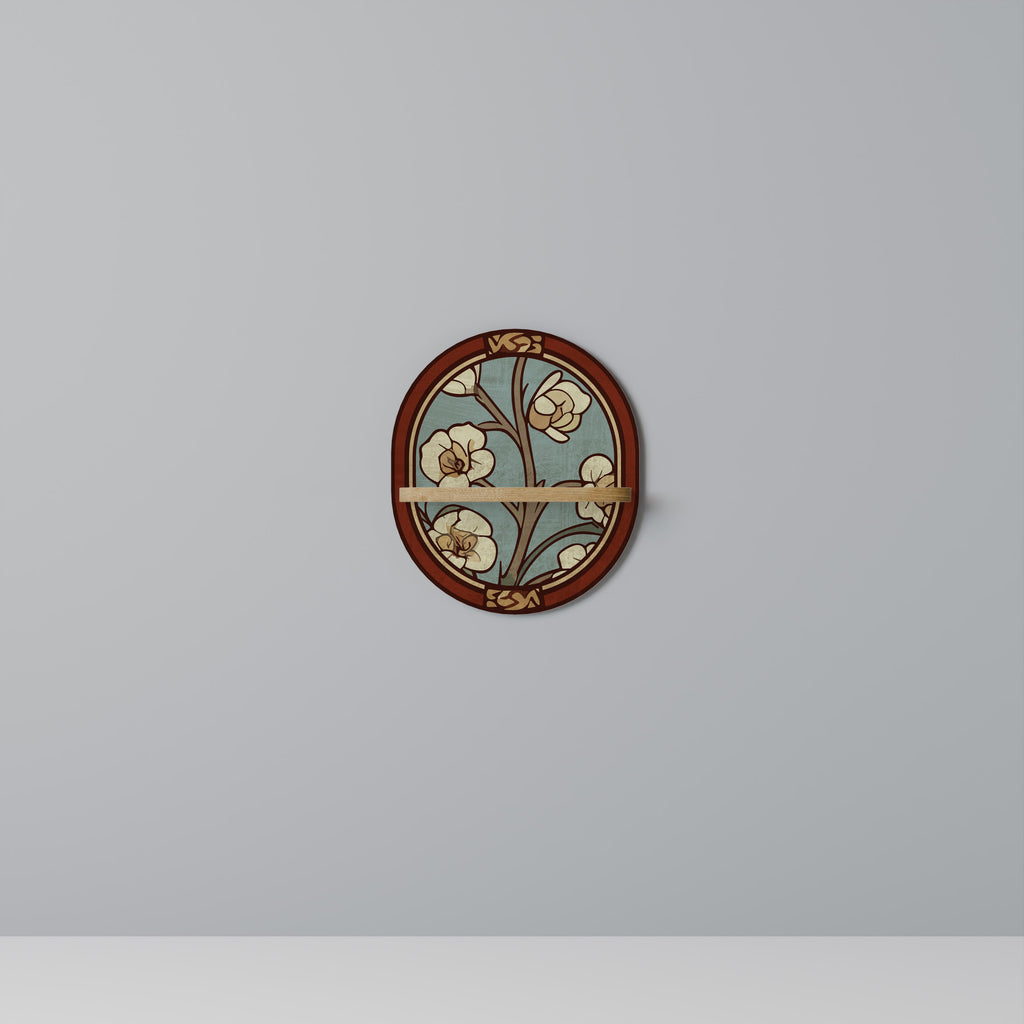 ORNATE PETALS Decorative Art Shelf