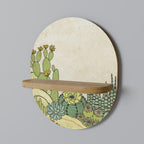 SUCCULENTS KALEIDOSCOPE Decorative Art Shelf