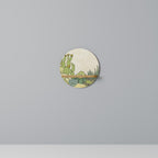 SUCCULENTS KALEIDOSCOPE Decorative Art Shelf