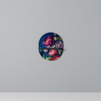 BLOOMING ELEGANCE Decorative Art Shelf