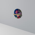 BLOOMING ELEGANCE Decorative Art Shelf