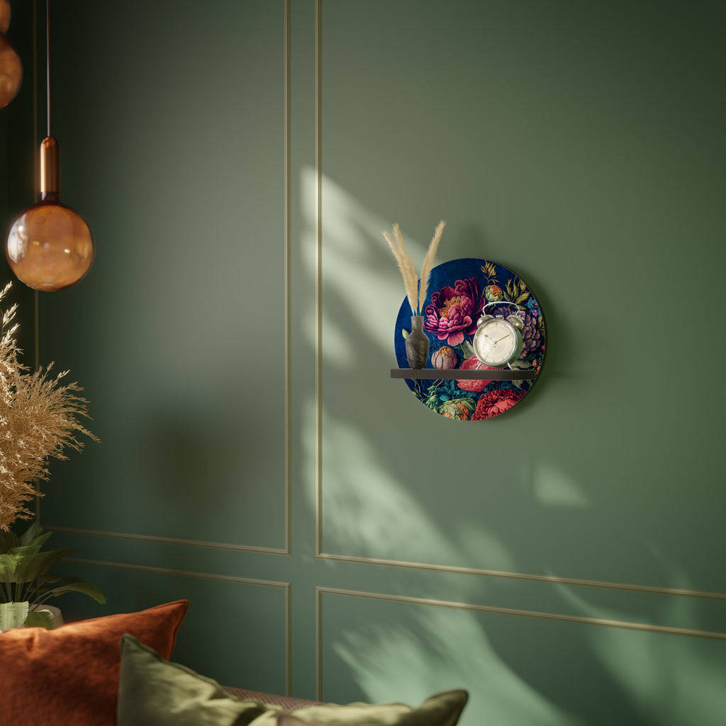 BLOOMING ELEGANCE Decorative Art Shelf