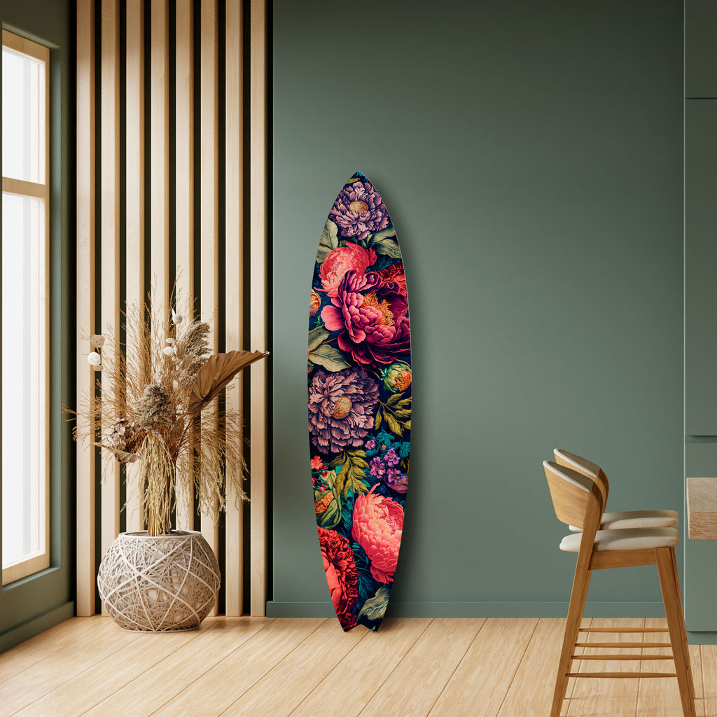 BLOOMING ELEGANCE Surfboard Decorative Panel