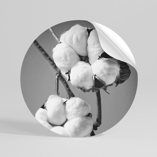 COTTON DREAMSCAPE Kulatá samolepka