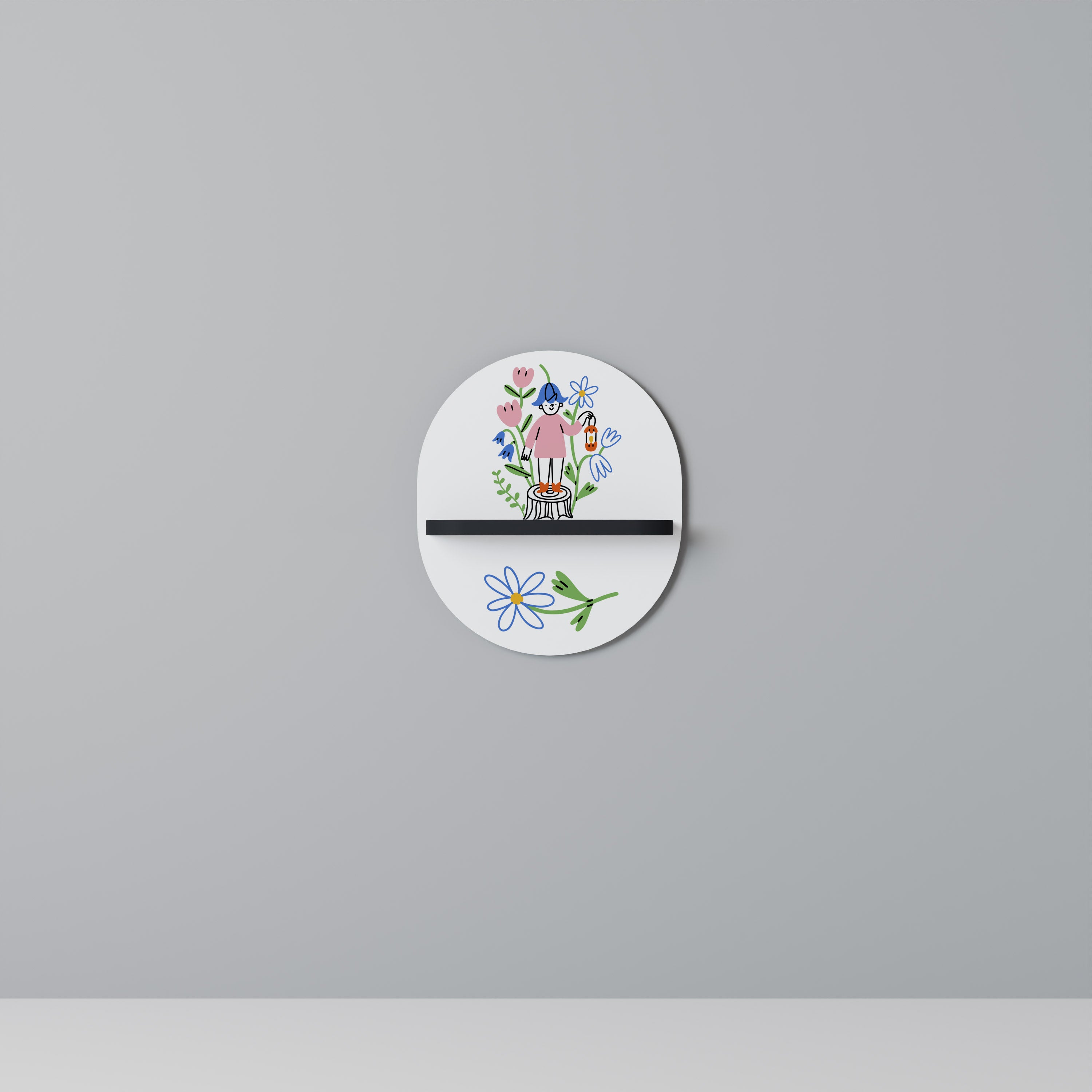 GARDEN GUARDIAN Decorative Art Shelf