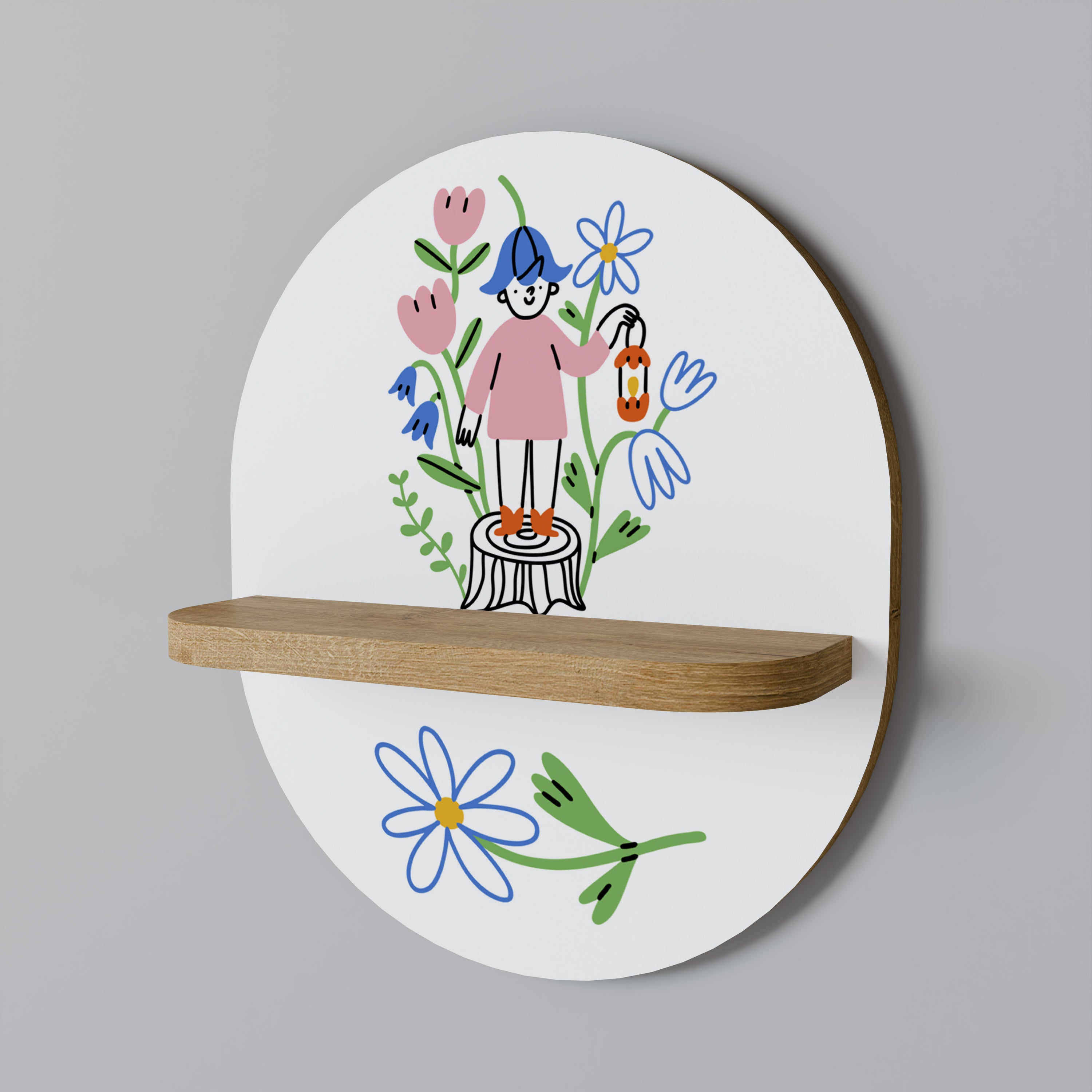 GARDEN GUARDIAN Decorative Art Shelf