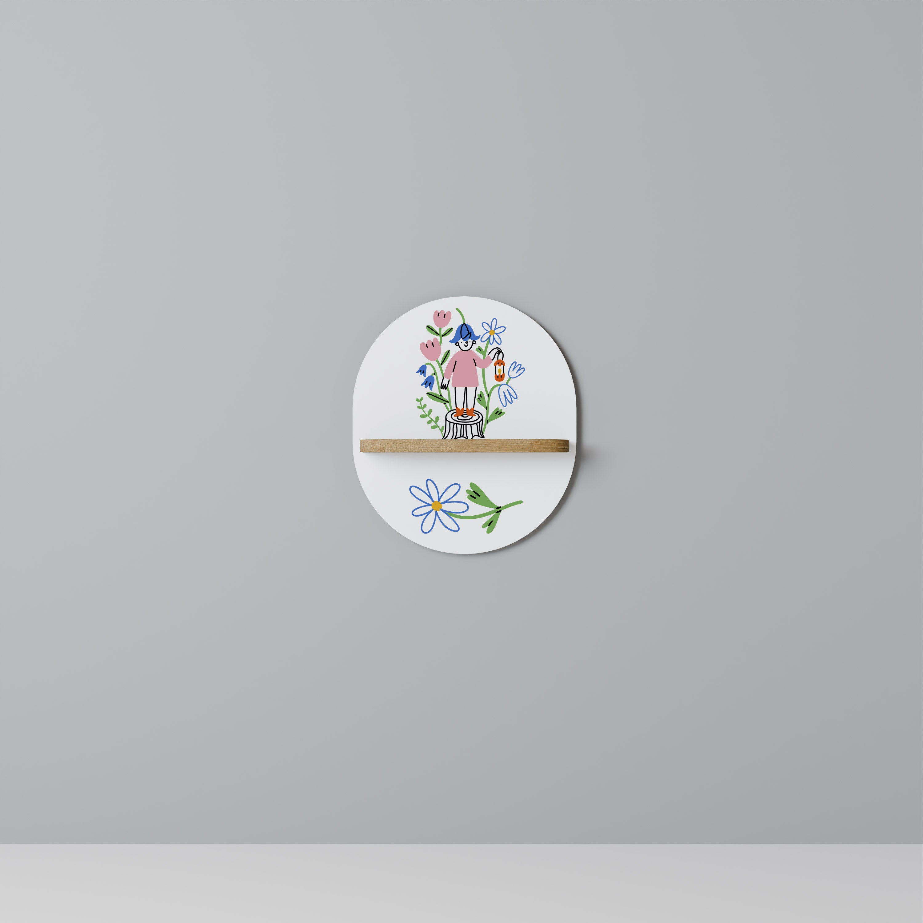 GARDEN GUARDIAN Decorative Art Shelf