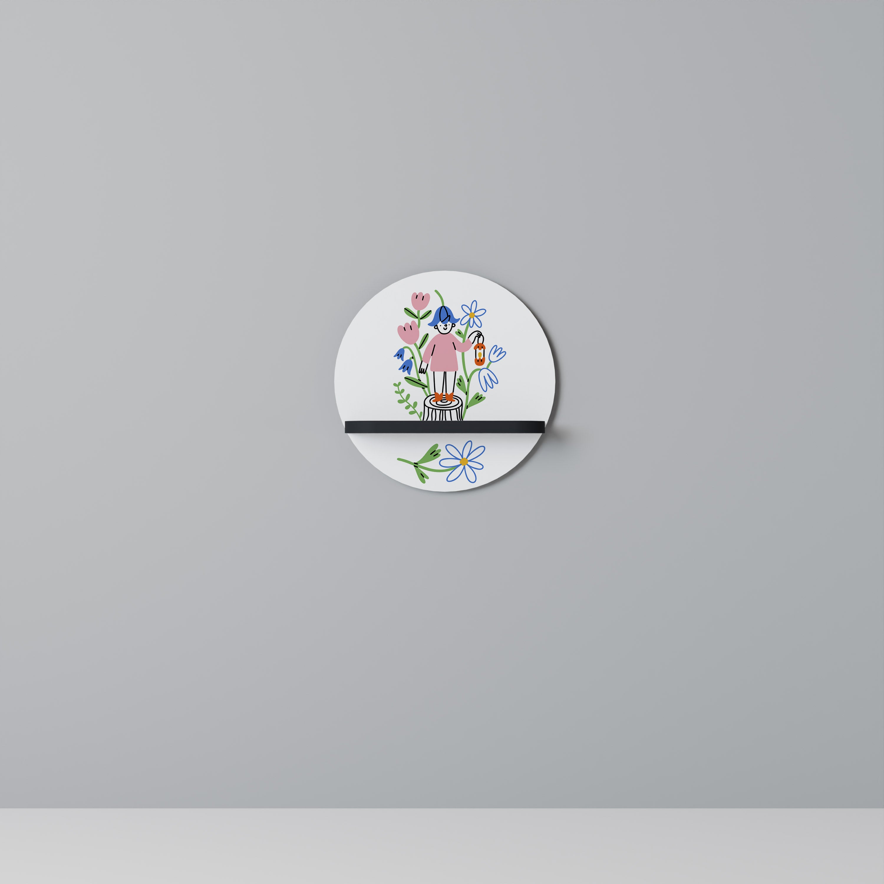 GARDEN GUARDIAN Decorative Art Shelf