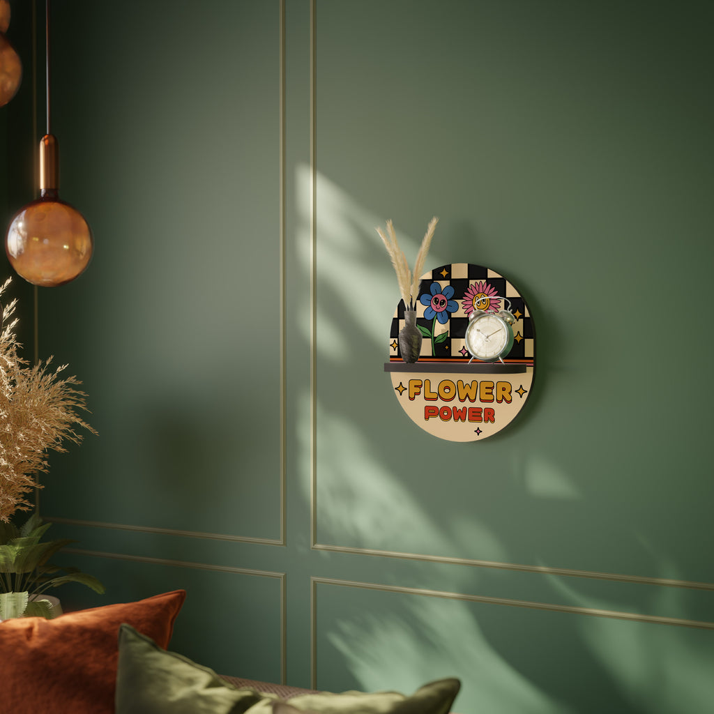 FLOWER POWER Decorative Art Shelf