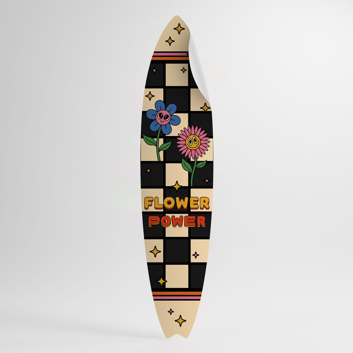 FLOWER POWER Autocolante Prancha de Surf