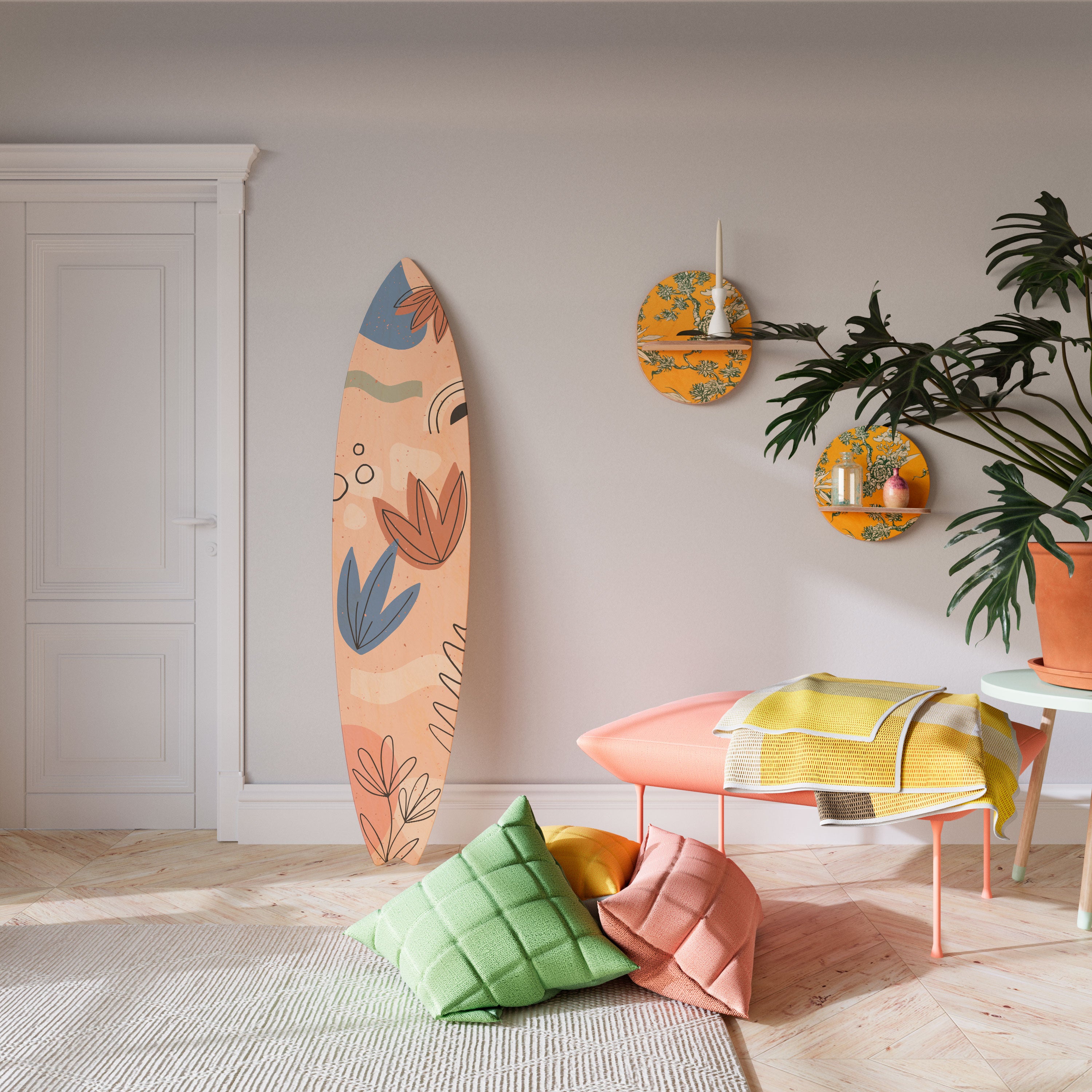 PASTEL DESTINY Deko-Surfboard