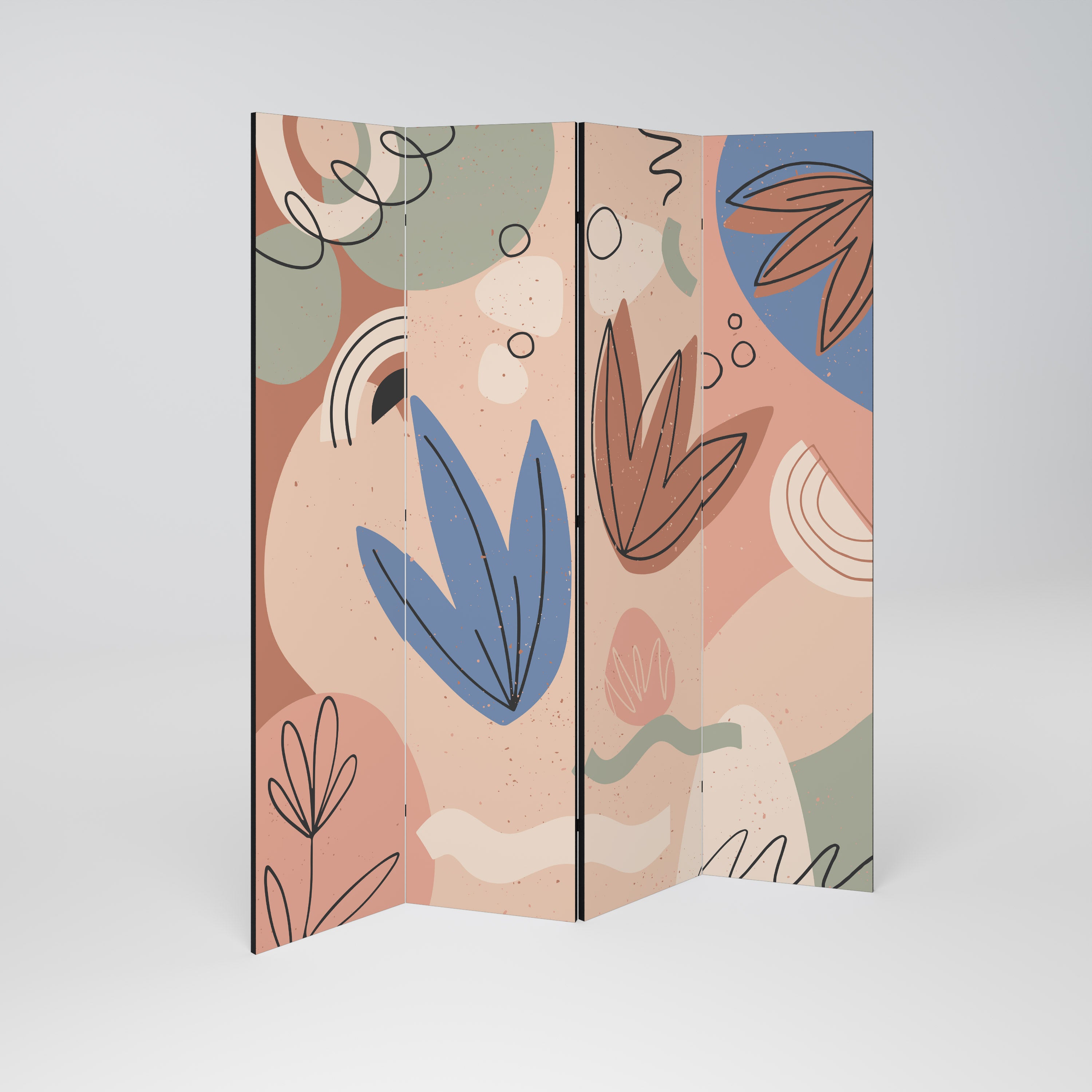 PASTEL DESTINY 4-Panel Room Divider