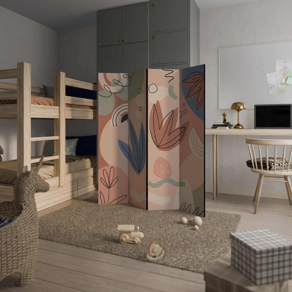 PASTEL DESTINY Rumsavdelare 4 paneler