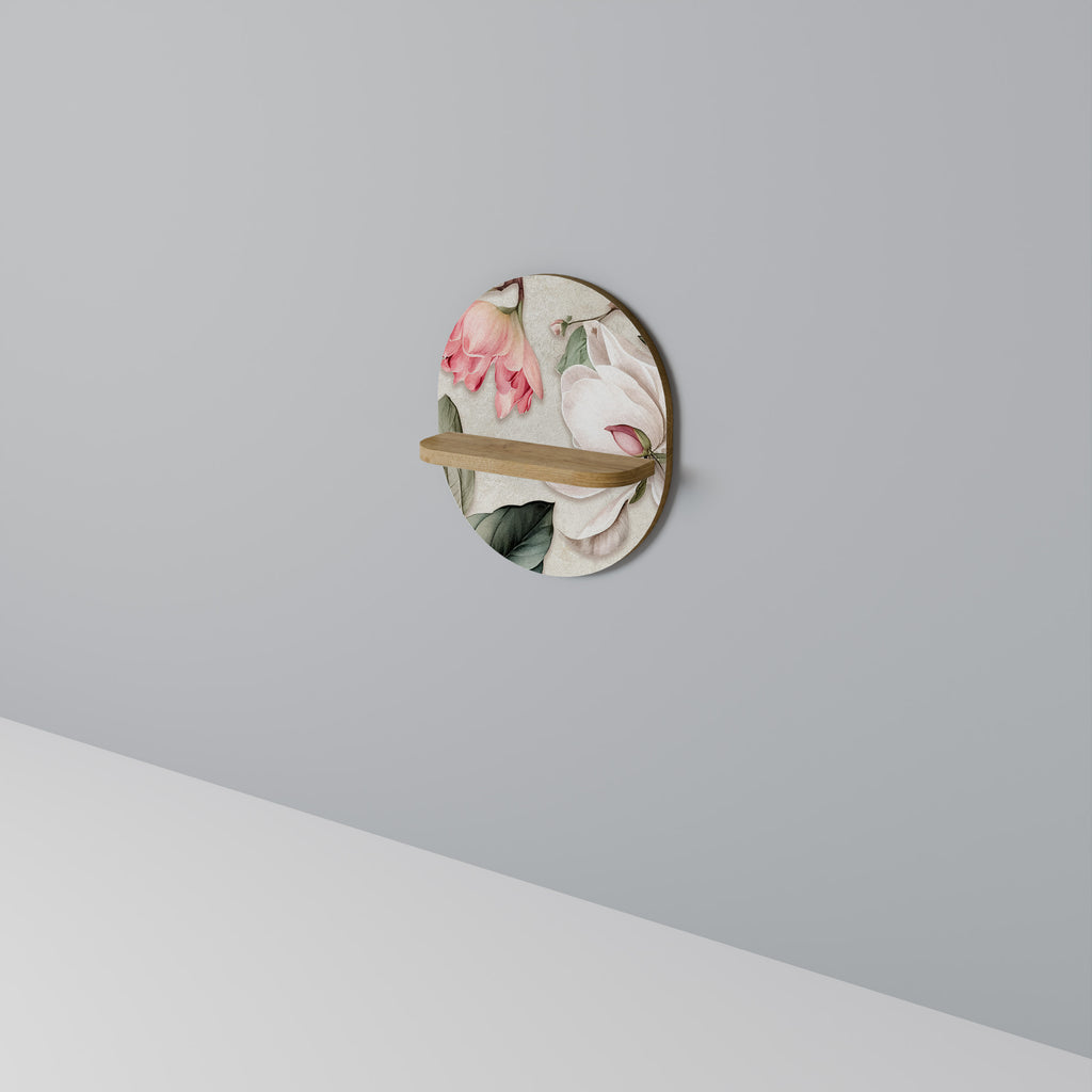 FLORAL GRACE Decorative Art Shelf