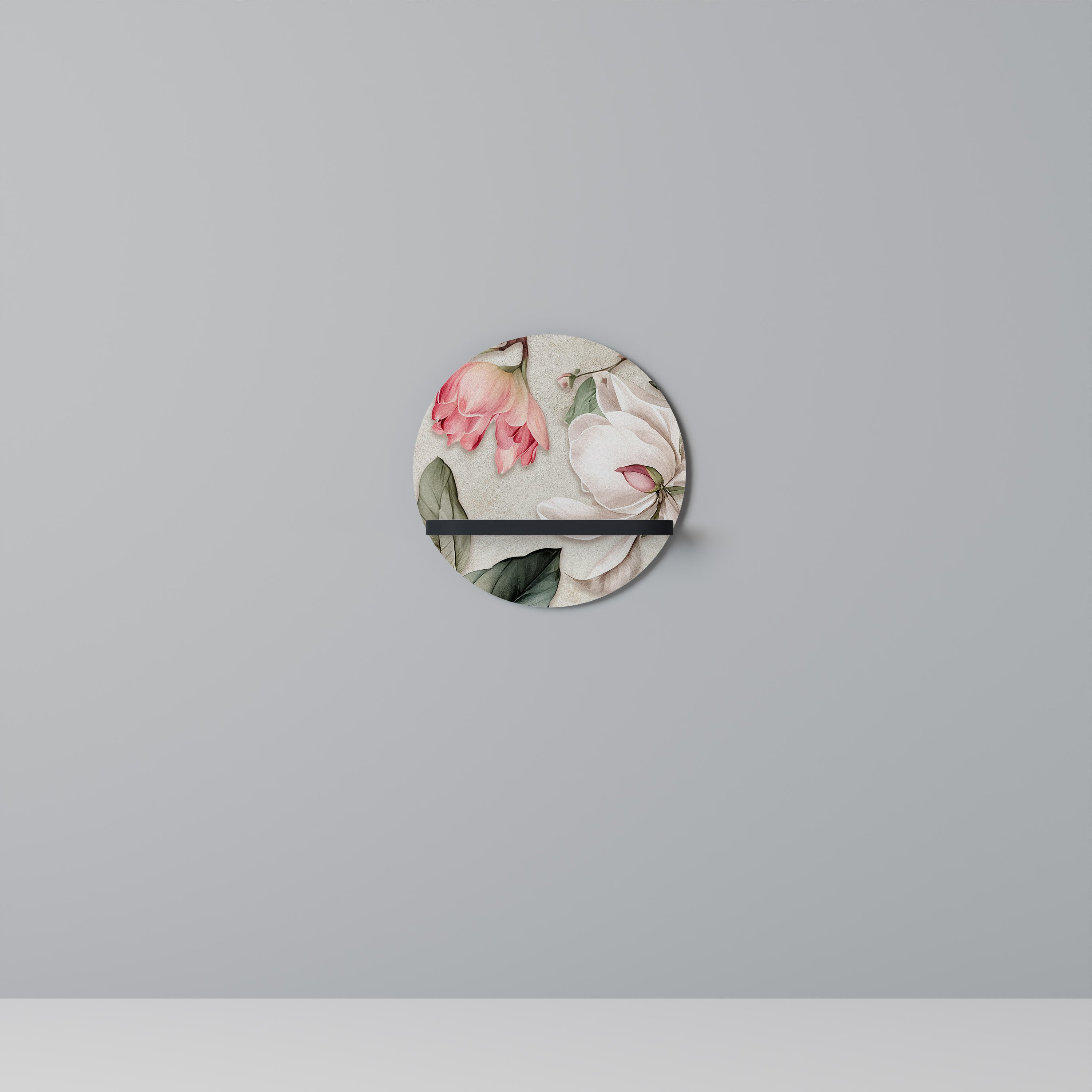 FLORAL GRACE Decorative Art Shelf