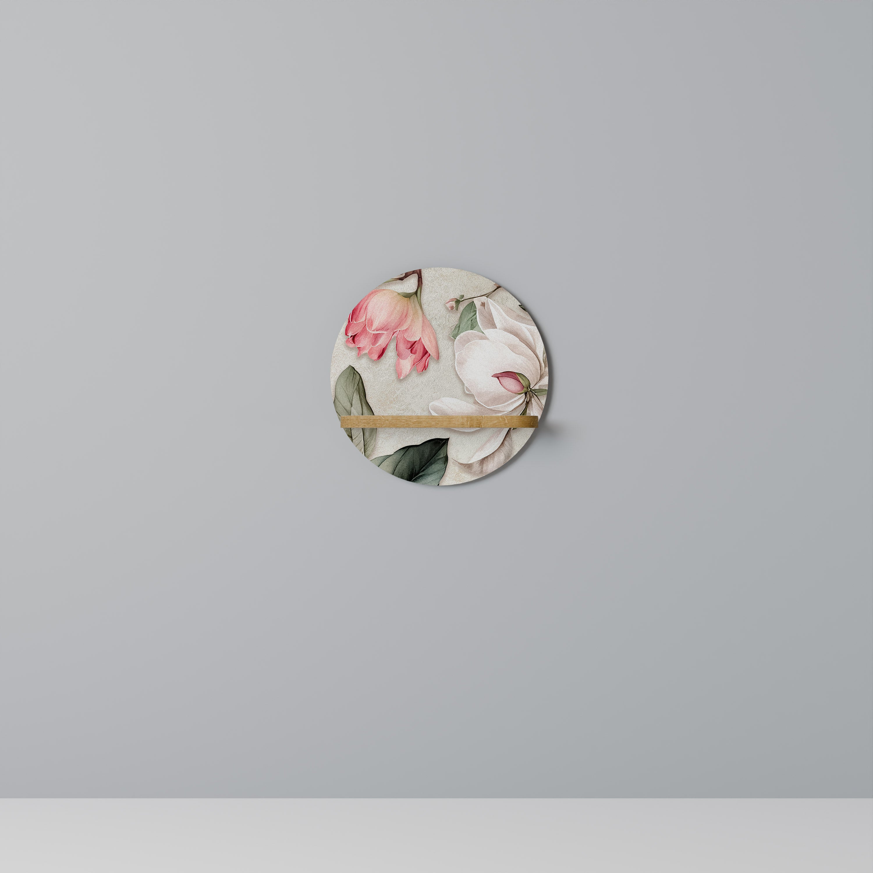 FLORAL GRACE Decorative Art Shelf