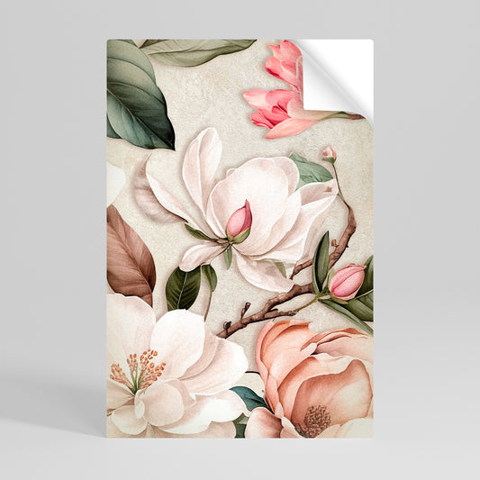 FLORAL GRACE Svislý samolepicí plakát