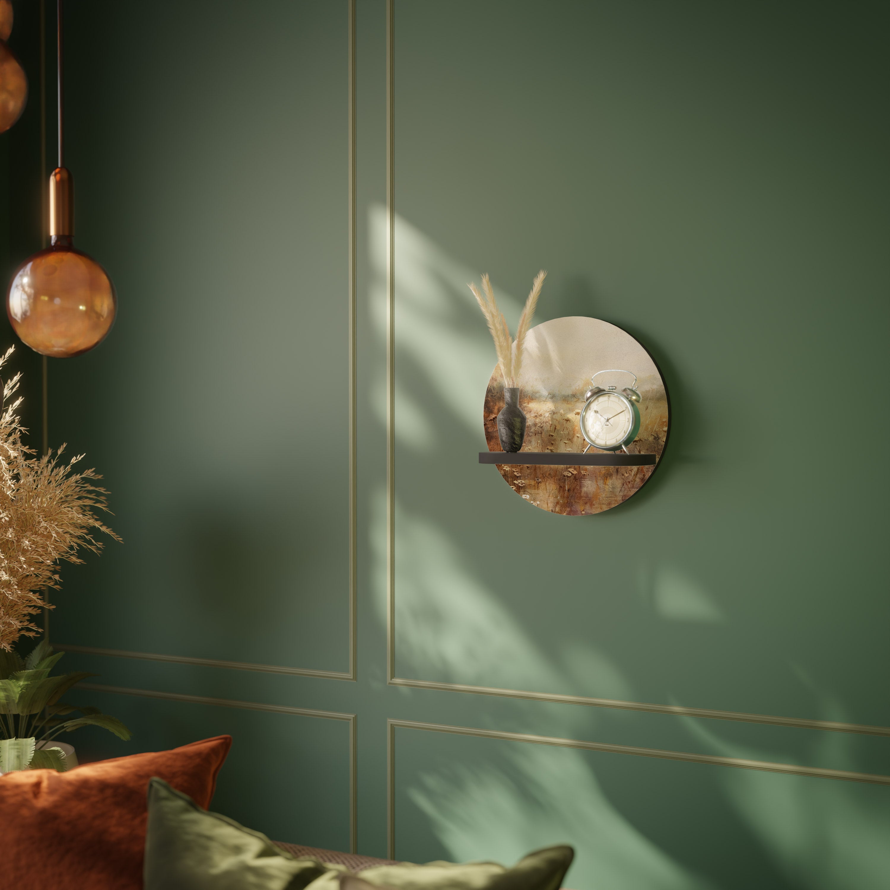 TRANQUIL FIELD Decorative Art Shelf