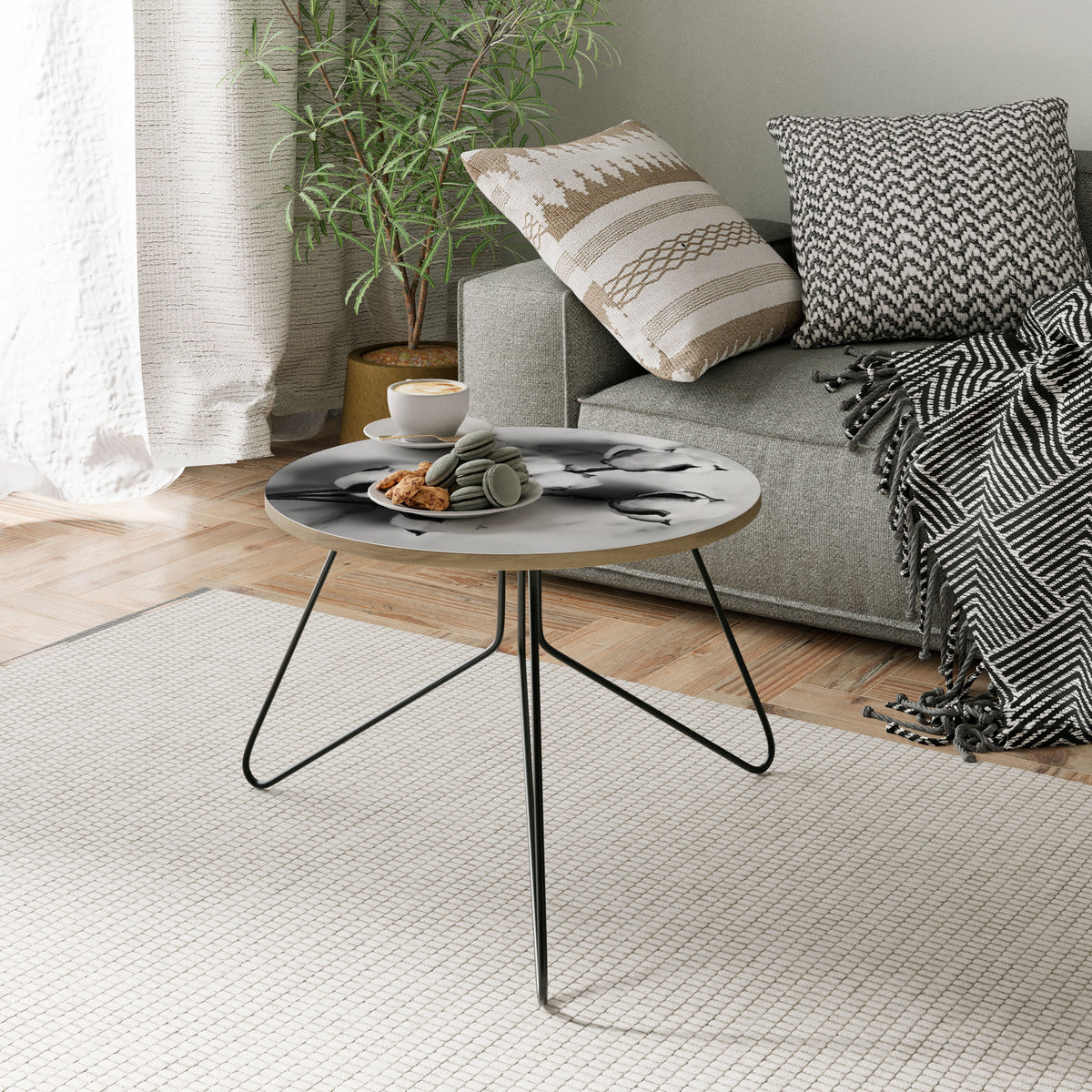 MONOCHROME COTTON DREAMS Mesa de Centro